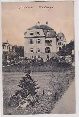 68889 Ak Bad Kissingen "Villa Cäcilie" 1916