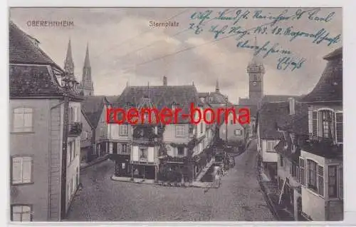 85473 Feldpost Ak Oberehnheim Sternplatz 1917