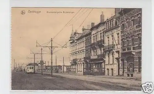 29897 Ak Zeebrugge Blankenbergsche Buitensingel 1918