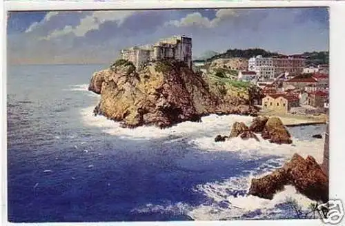 30361 Ak Dubrovnik Adria Ansicht um 1920
