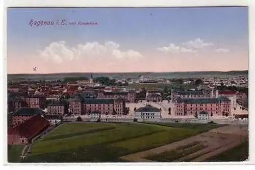 45300 Ak Hagenau im Elsass mit Kasernen 1916