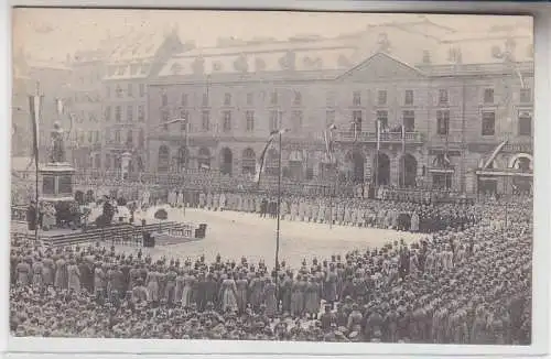 71885 Feldpost Ak Feldgottesdienst auf dem Kleberplatz (Straßburg), 1915