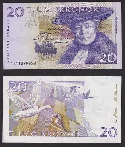 Banknote 20 Kronen Schweden Selma Lagerlöf (114570)