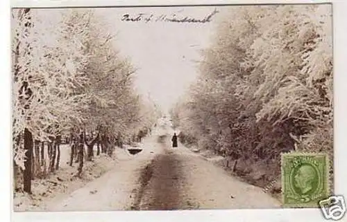 33220 Foto Ak Strömsund Winterlandschaft Schweden 1909