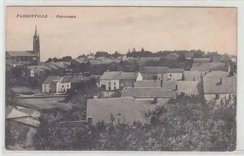 55232 Feldpost Ak Florenville Belgien Panorama 1918