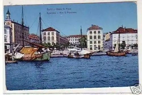 30356 Ak Spalato Riva S. Francesco um 1920