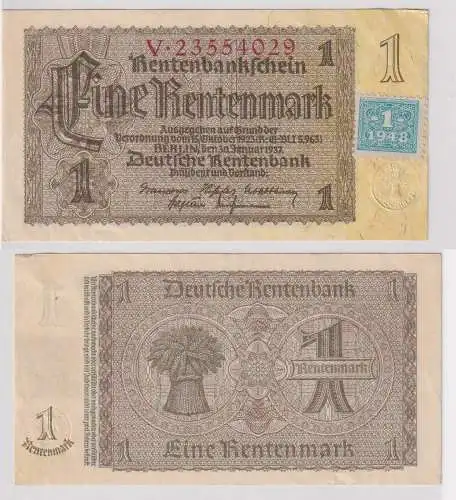 1 Mark Banknote DDR Deutsche Notenbank 1948 Kuponausgabe Ro.Nr.330 b (135608)