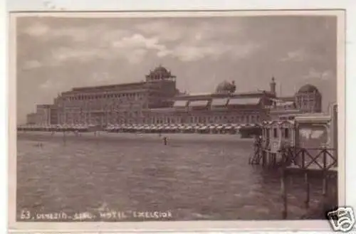 30623 Foto-Ak Venedig Lido Hotel Exelsior um 1920