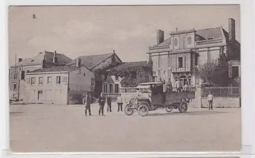 90679 Feldpost AK Ortskommandantur St. Clement, Soldaten auf der Ladefläche 1916