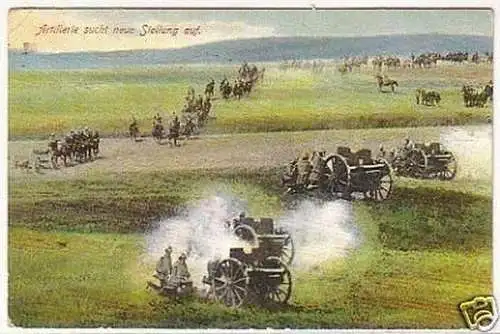 24973 Ak Artillerie sucht neue Stellung auf 1915