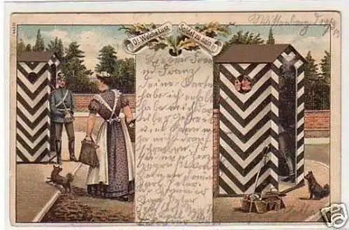 25526 Feldpost Ak "O! Welche Lust Soldat zu sein!" 1915