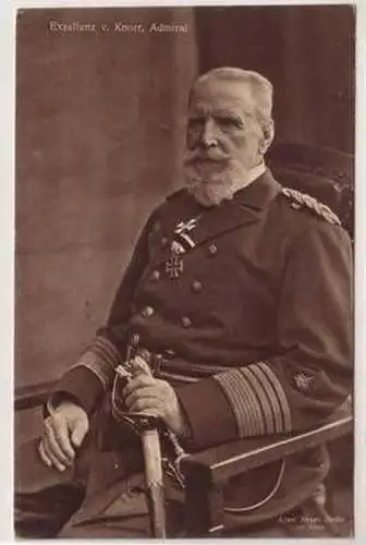 45058 Ak Exzellenz Admiral von Knorr 1917