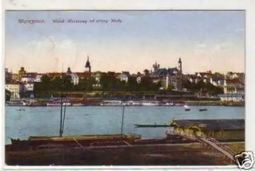 30760 Feldpost Ak Warschau Weichselansicht 1915