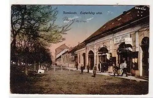 52188 Feldpost Ak Dombovar Eszterházy Utza 1914