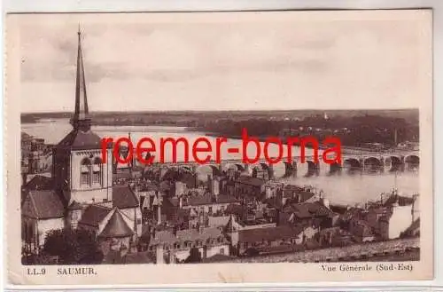 80035 Feldpost Ak Saumur Vue Générale (Sud-Est) 1940