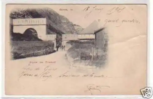 31079 Ak Givet Ardennes Porte de France 1901