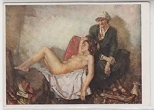 60845 Erotik Ak "Sein und Vergehen" Karl Truppe um 1935