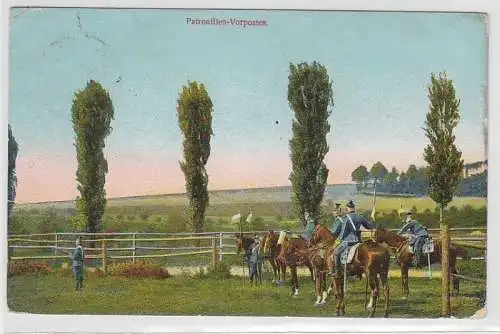 69431 Ak Ulanen Patrouillen Vorposten 1911