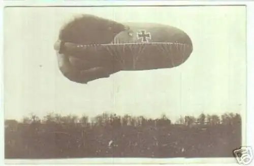 14328 Foto Ak Fesselballon 1.Weltkrieg um 1915