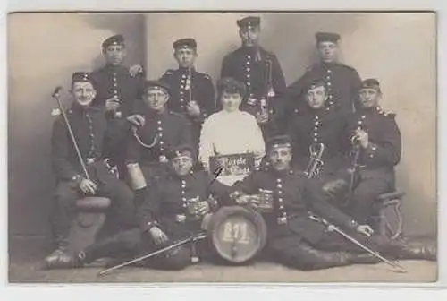 50749 Foto Ak Riesa Reservisten Pioniere 1909