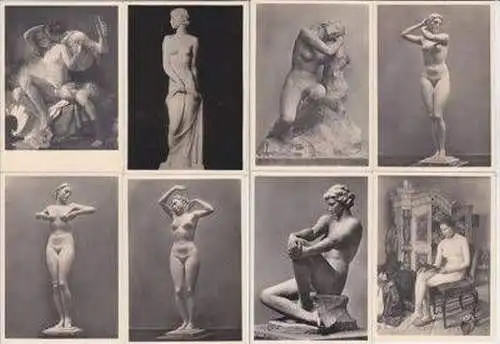 46993/8 Erotik Ak weibliche Aktdarstellungen um 1935