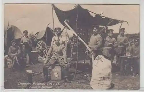 34265 Ak Biwak in Galizien Deutsche Feldpost 1914-15
