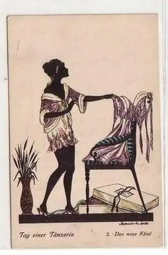 48136 Erotik Ak Tag einer Tänzerin um 1925