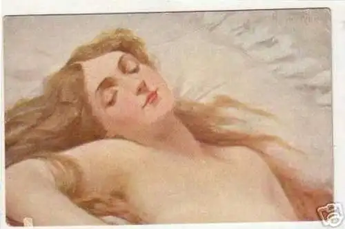 02706 Ak Erotik M. Reyzner "Ein süßer Traum "um1920