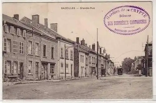 45494 Feldpost Ak Bazeilles Grande Rue 1915