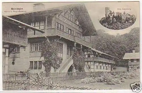 23707 Ak Meiningen Meierei b. Burg Landsberg 1911
