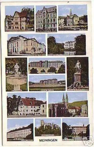 16159 Mehrbild Ak Meiningen Kaserne usw. 1919