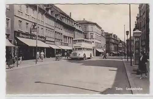42196 Ak Zeitz Leninstraße mit Drogerie und HO 1960