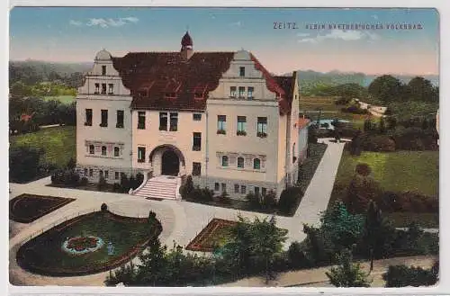 41653 Feldpost Ak Zeitz Albin Naether´sches Volksbad 1916