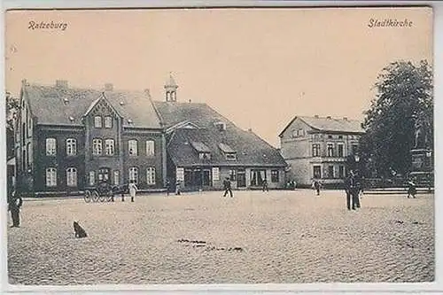 62135 Ak Ratzeburg in Holstein Stadtkirche um 1910