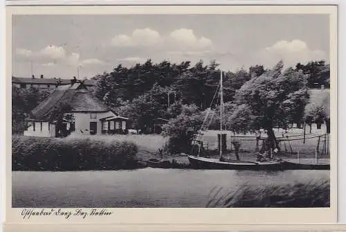 13449 AK Ostseebad Deep (Mrzezyno) Bezirk Stettin - Seepartie mit Segelboot 1937