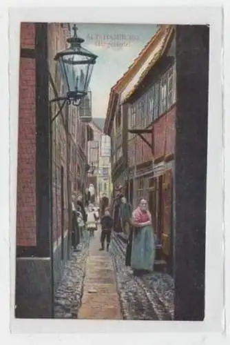 30928 Ak Alt Hamburg Gängeviertel um 1910