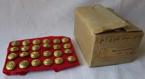 120x Uniformknöpfe Knöpfe Wehrmacht Kriegsmarine KM 2. Weltkrieg OVP (100383)