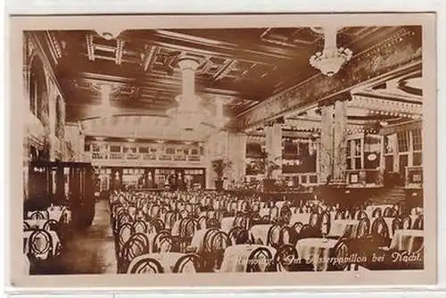 57685 Ak Hamburg im Alsterpavillon bei Nacht um 1920