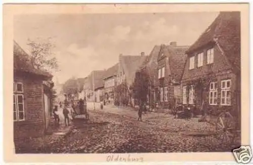 29363 Ak Oldenburg in Holstein Straßenansicht 1927