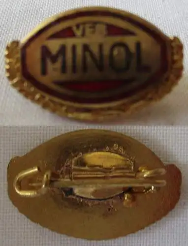 DDR Firmenaabzeichen Ehrennadel VEB Minol Mineralöl und Oleum Silber (166400)