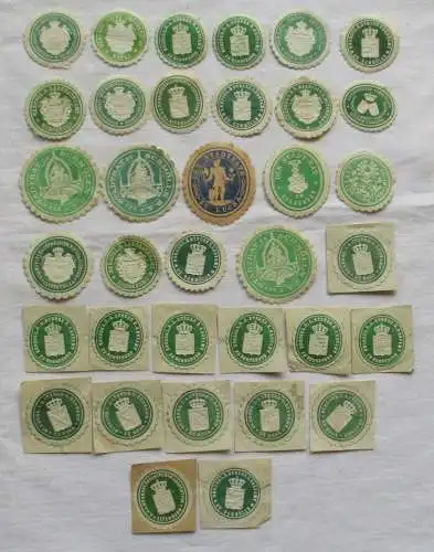 35 alte Vignetten Herzogtum Sachsen Altenburg um 1900 (142729)