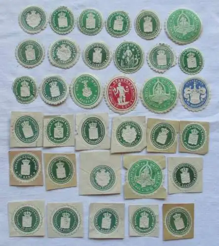 34 alte Vignetten Herzogtum Sachsen Altenburg um 1900 (143617)