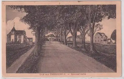 19188 AK Gruß aus Ebersdorf-Reuss (bei Saalburg) - Sommerfrische 1913