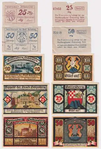 5 Banknote Notgeld Stadt Gottesberg in Schlesien o.D. (168791)