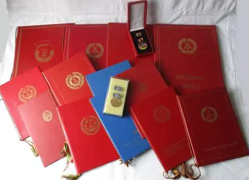 DDR Urkunden Medizinalrat Scherf MfS Stasi Nationalpreis Metallarbeiter (126556)