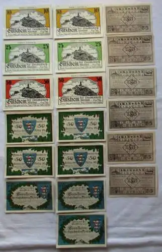 18 Banknoten Notgeld Stadt Kahla 1921 (128869)