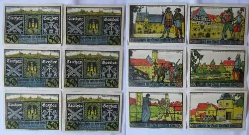 6 Banknoten Notgeld Stadt Neustadt an der Orla 1.9.1921 (104404)
