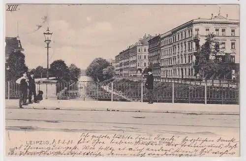 15756 Ak Leipzig an der alten Elster 1903