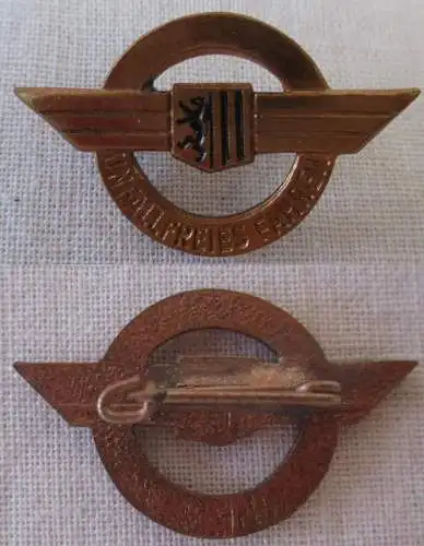 DDR Abzeichen VEB Kraftverkehr Dresden für unfallfreies Fahren in Bronze(103067)