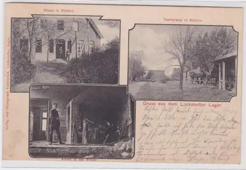 902090 Ak Gruss aus dem Lockstedter Lager - Wache in Ridders, Dorfstr. 1903